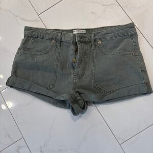 Denim green Freepeople Jean shorts